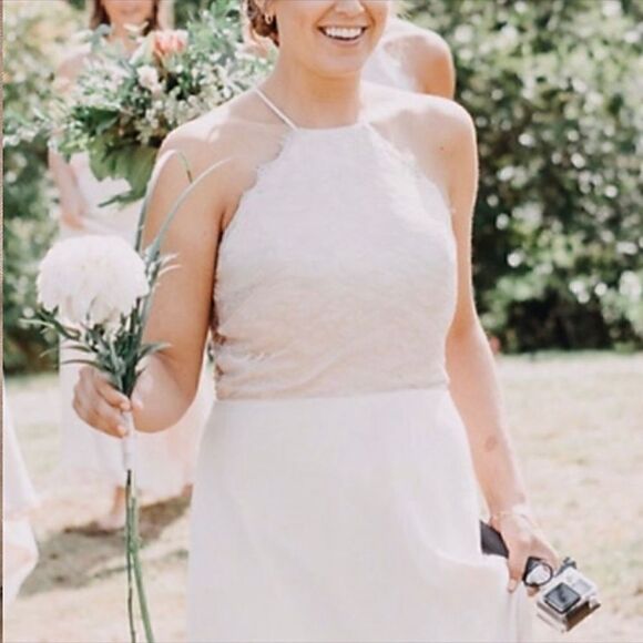 Anthropologie BHLDN, Blush Bridesmaid Dress, Heavily Altered into Maternity Gown - Picture 10 of 10